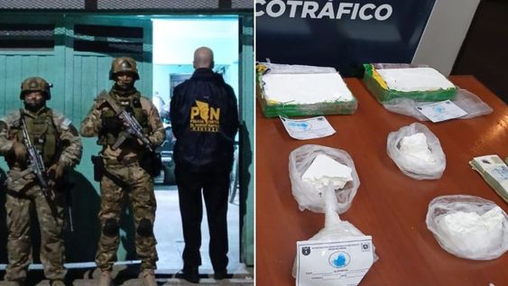 Secuestraron más de 4 kilos de cocaína en Guaymallén