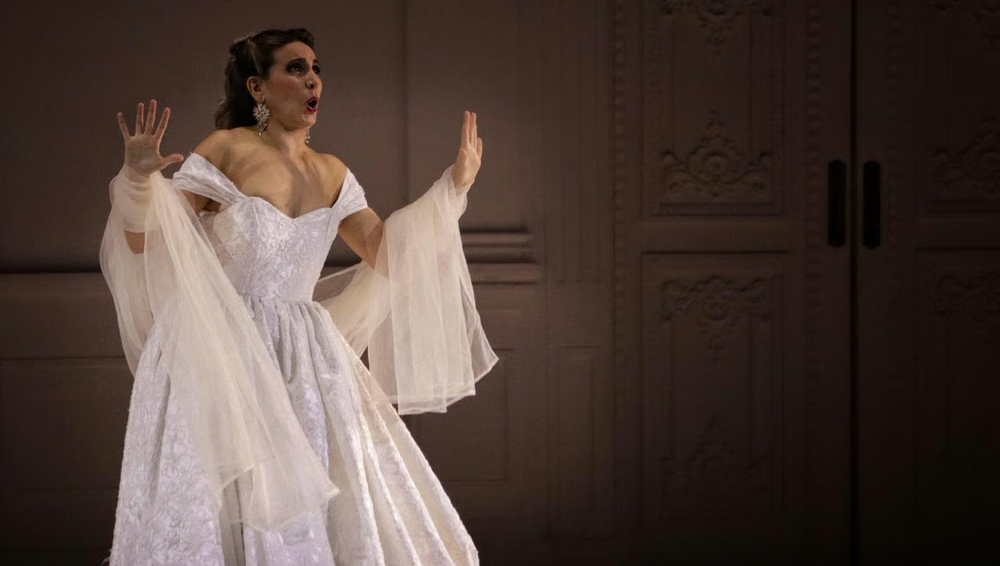 Laura Pisani protagonizó una noche histórica en el teatro del Bicentenario. Foto: Daniel Arias / Diario de Cuyo.