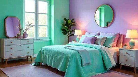 Este color crea un dormitorio armónico y energéticamente favorable.
