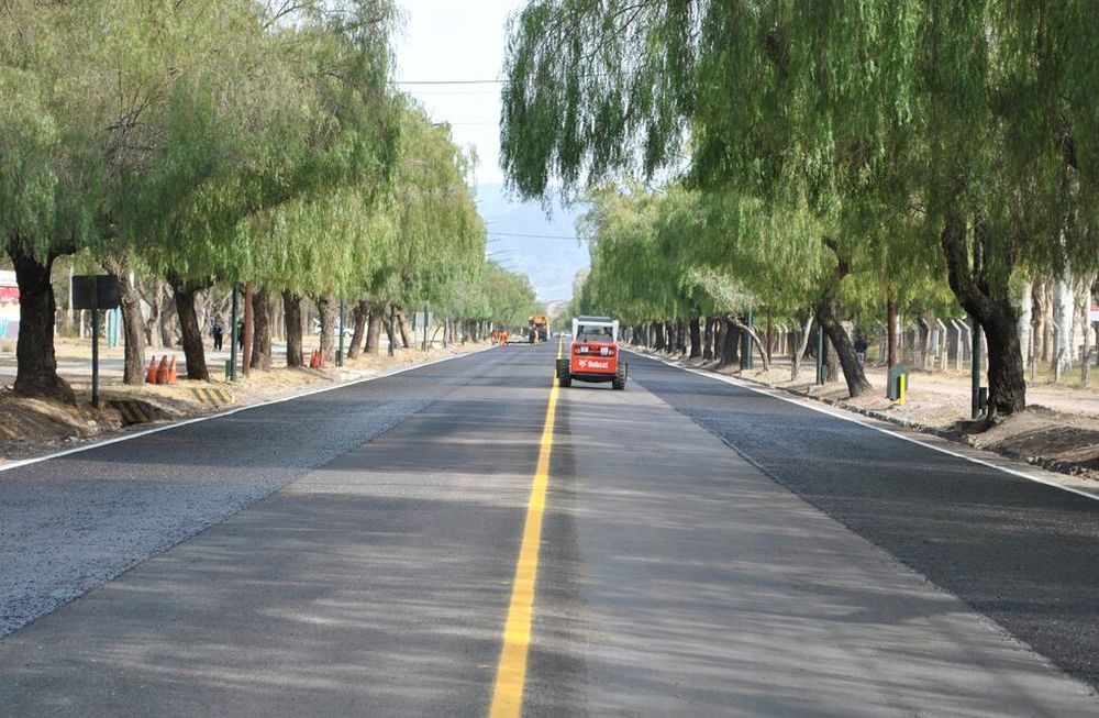 Continúa la mejora de los circuitos viales del Parque General San Martín