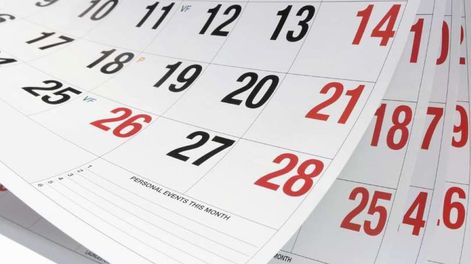 Estos son todos los feriados de 2026.