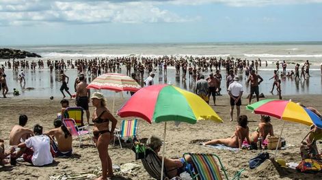 la temperatura del mar en Mar del Plata alcanzó niveles sin precedentes durante el mes de enero. Foto: Gentileza