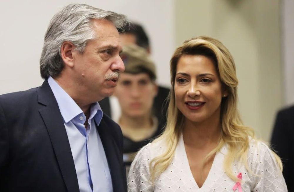 Alberto Fernández y Fabiola Yañez.