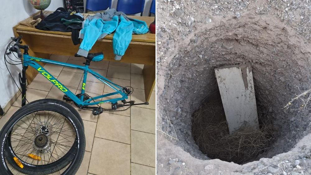 Le robó la bicicleta a una mujer en el Cerro de la Gloria, se escondió en un pozo y fue detenido