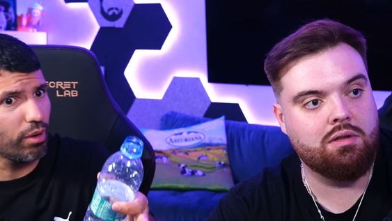 El Kun Agüero contó que dejará de hacer streaming. / Gentileza.