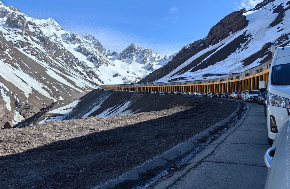 Más de 5 horas de demora para cruzar a Chile. Gentileza