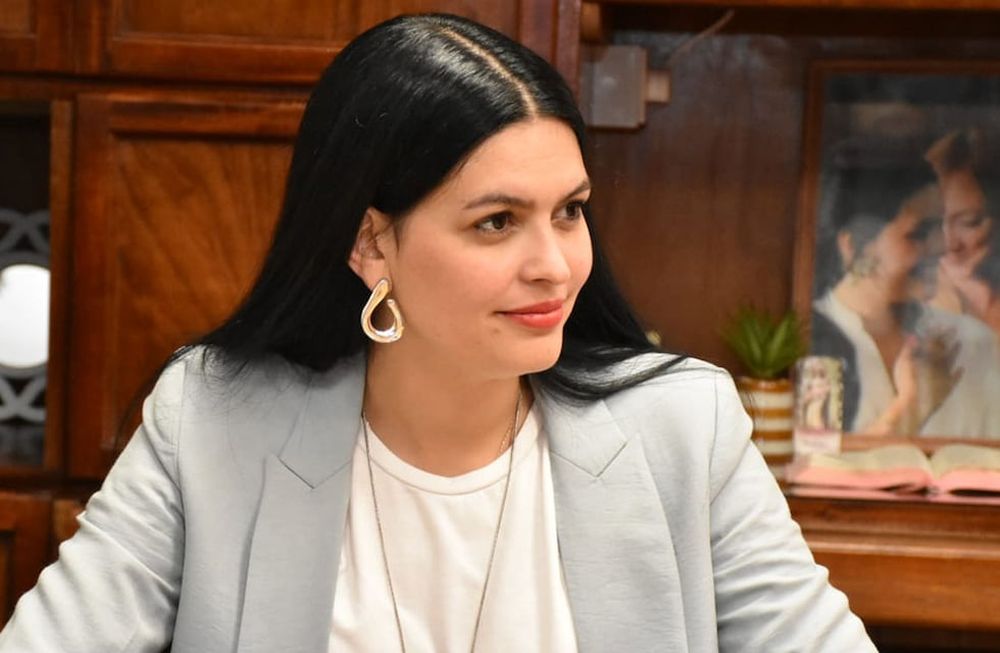 La intendenta de Santa Rosa, Florencia Destefanis.