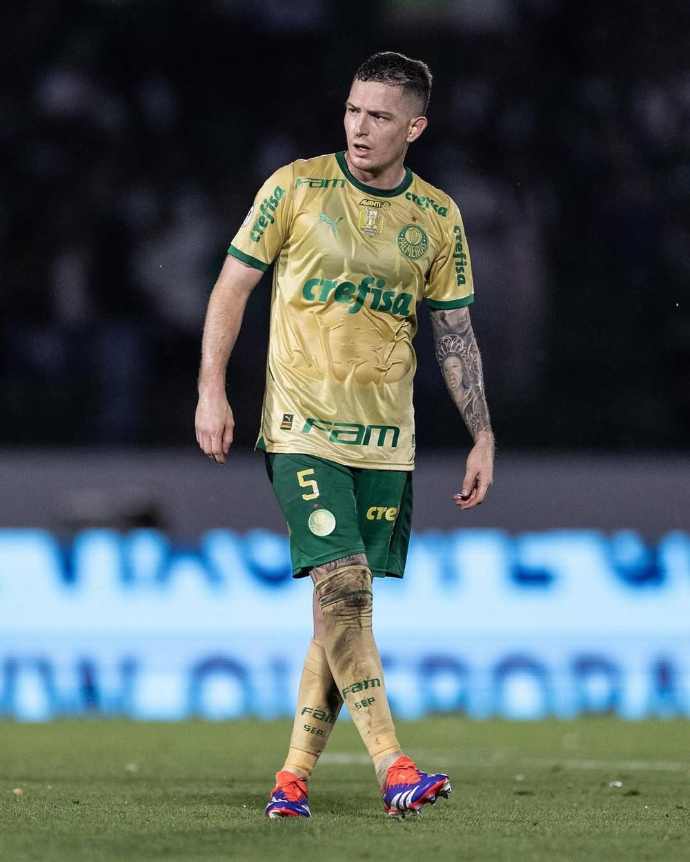 An&iacute;bal Moreno, exRacing y actual jugador del Palmeiras