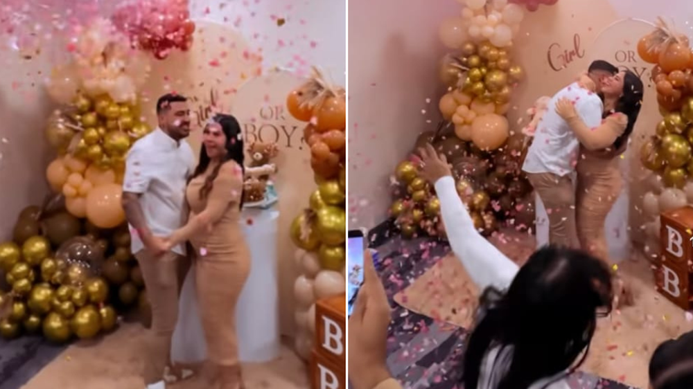 La madre del novio intentó interrumpir un festejo de revelación de sexo y la actitud de los invitados se hizo viral