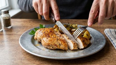 Cada chef tiene una técnica distinta pero afirman que el reposo breve busca principalmente incorporar sabor sin modificar excesivamente la superficie del pollo.