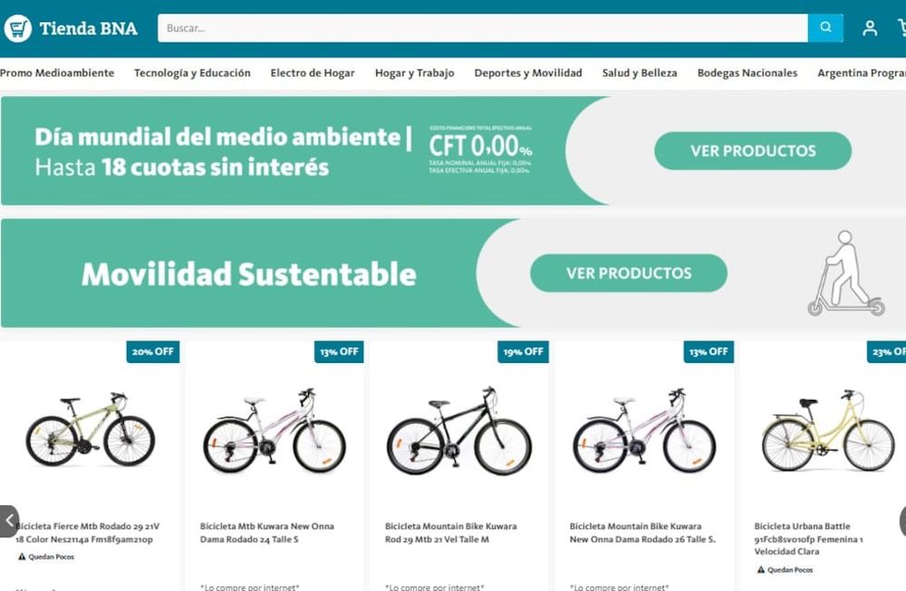 Promoción por el Día Mundial del Ambiente en Tienda BNA