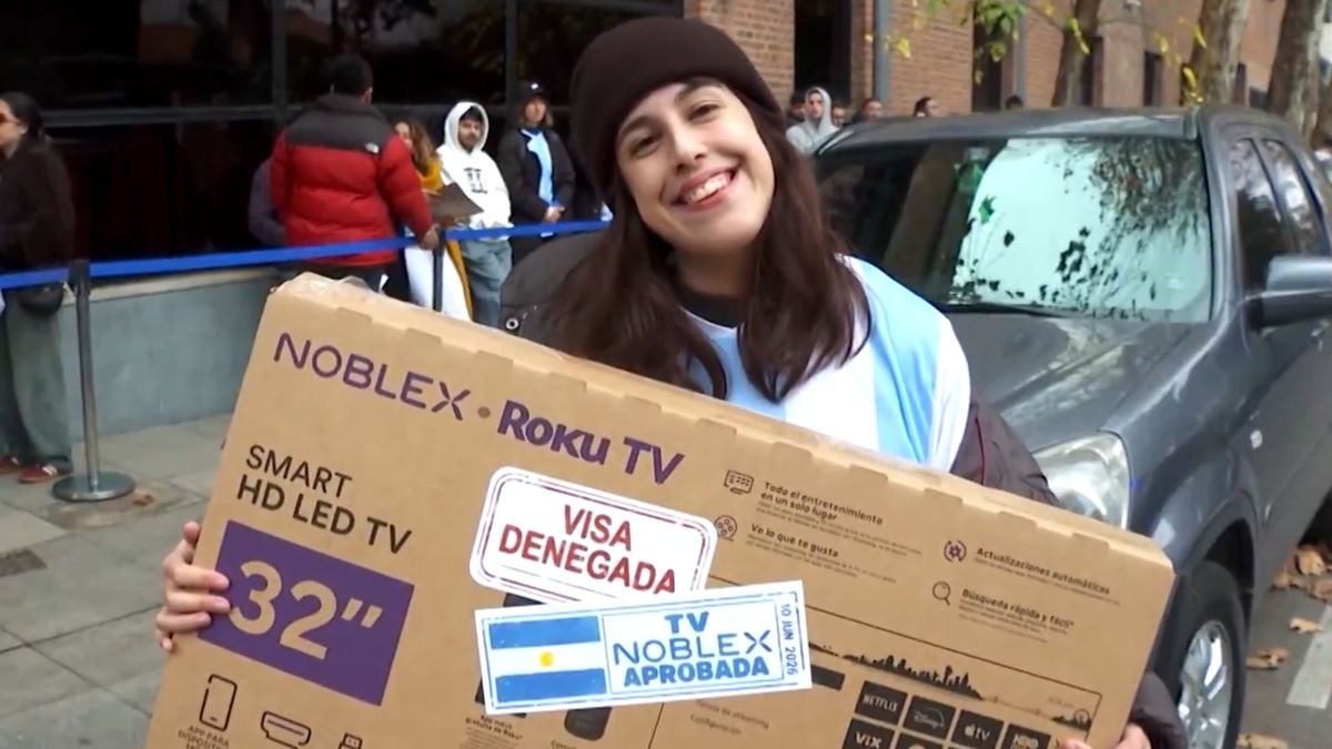 Sin visa para el Mundial, pero con televisor nuevo: el consu