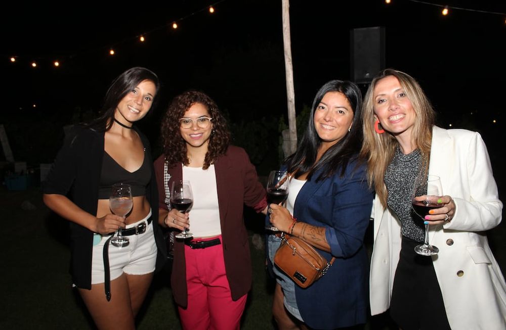 Aldi Ortubia, Marilú Boreiro, Luciana Vilches y Nadia Giuliani.