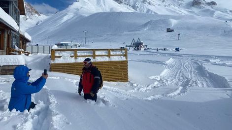 Nevada en Las Leñas (mayo 2023)