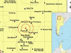 Un sismo de magnitud 5 sacudió Tucumán.