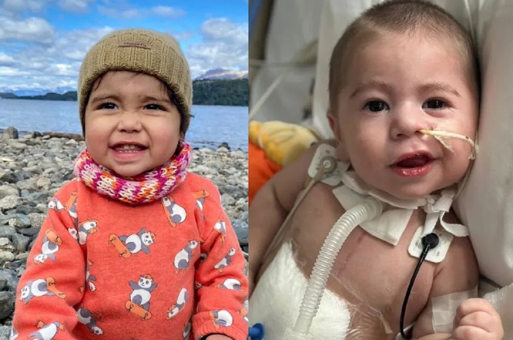 Luca Zarragud (izquierda) fue el donante de corazón para Felipe Palagani (derecha), su compañerito de habitación en el hospital Italiano de Buenos Aires