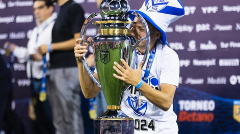 Vélez Sarsfield decidió separar del plantel a Thiago Fernández. Foto: @thiagofernandez_04