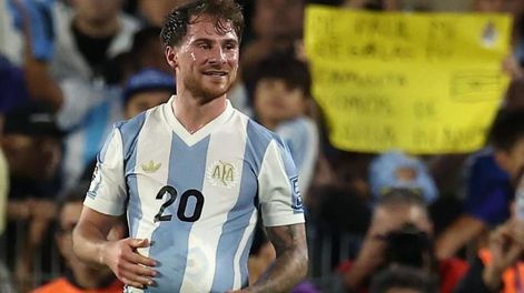 Así fue la reacción de Ailén Cova al festejo de gol de Alexis Mac Allister dedicado a su hija