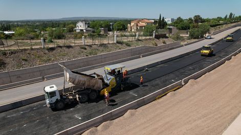 Ruta 82, obras de pavimentación.&nbsp;