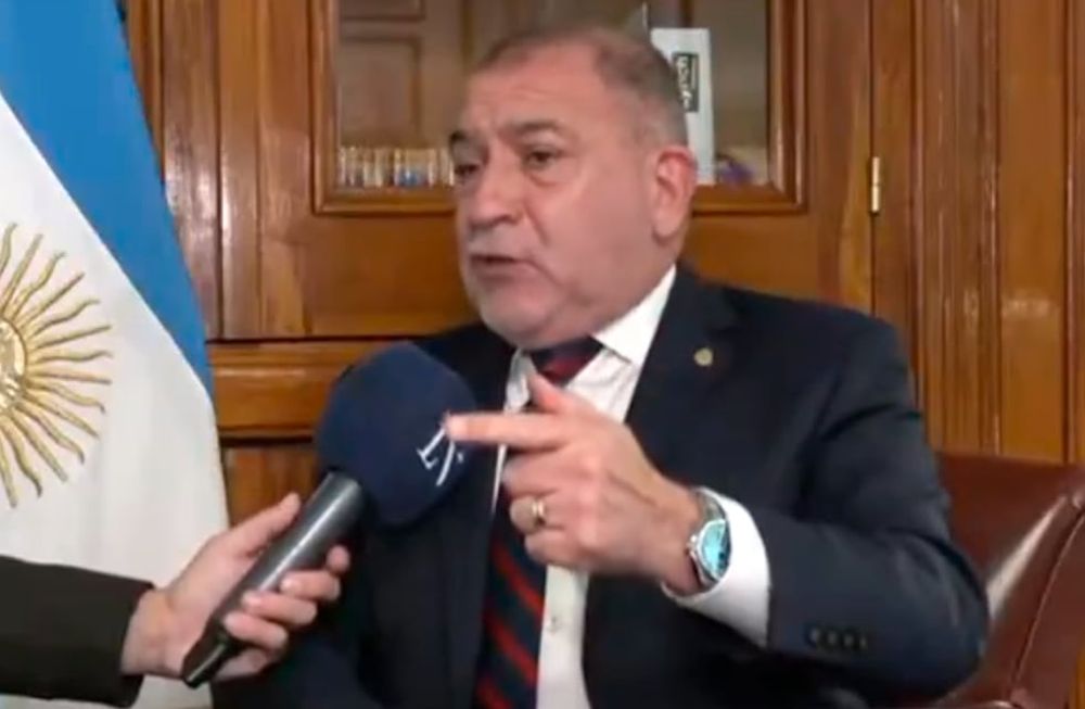 Luis Juez tuvo un exabrupto durante una reunión del Consejo de la Magistratura. Captura: LN+