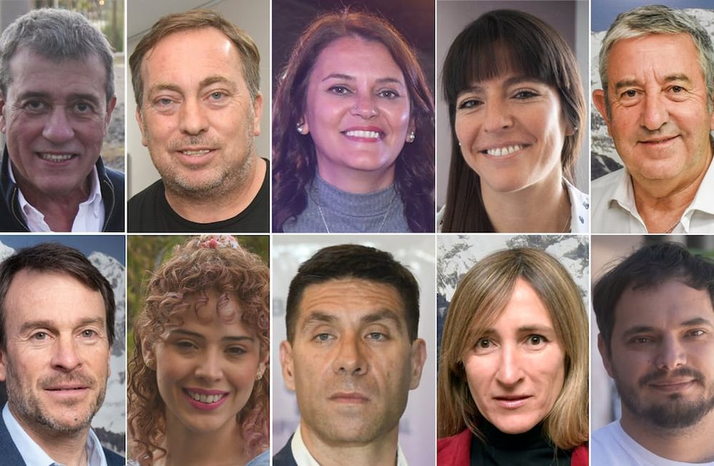 Diputados nacionales por Mendoza. Adolfo Bermejo, Martín Aveiro, Liliana Paponet, Pamela Verasay, Julio Cobos, Lisandro Nieri, Lourdes Arrieta, Facundo Correa Llano, Mercedes Llano y Álvaro Martínez.