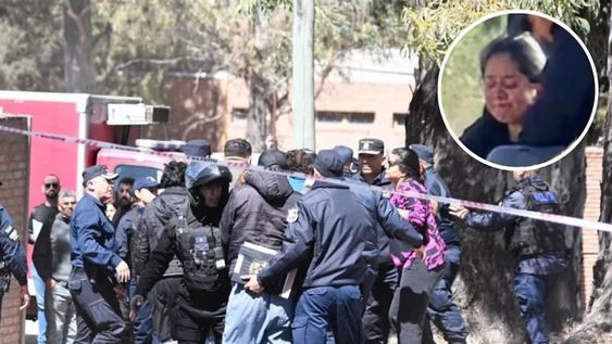 La policía Marina Abigail Silva de 34 años, fue detenida por los asesinatos de sus dos hijos en San Luis (Gentileza / El Diario de La República)