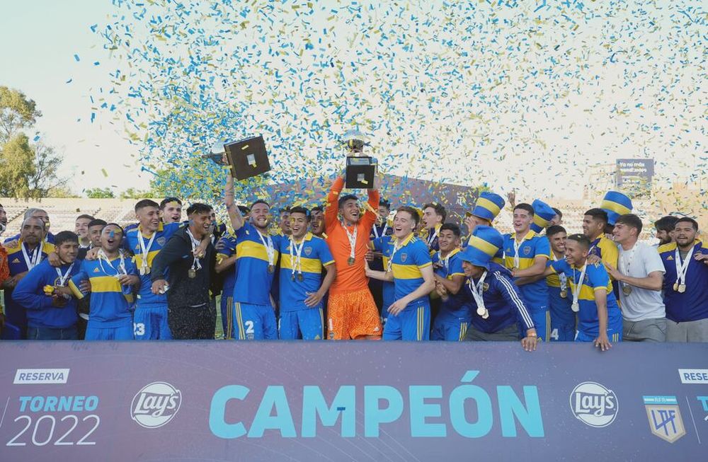 Boca se coronó campeón del Trofeo de Campeones de Reserva tras ganarle a Lanús. / Gentileza.