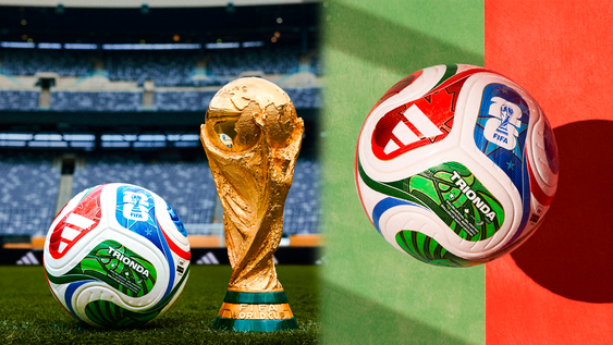 Trionda, la pelota oficial que se usará en el Mundial 2026. Trionda, la pelota oficial que se usará en el Mundial 2026.
