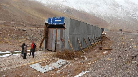 Túnel Caracoles: confirman que los restos hallados son son humanos ni arqueológicos y retomarán las obras en septiembre. Foto: Archivo / Los Andes.