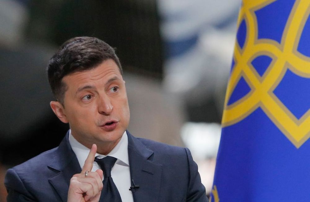Volodimir Zelenski, presidente de Ucrania