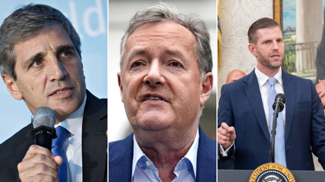 Fuerte cruce entre Toto Caputo, Piers Morgan y Eric Trump por el tema Malvinas.