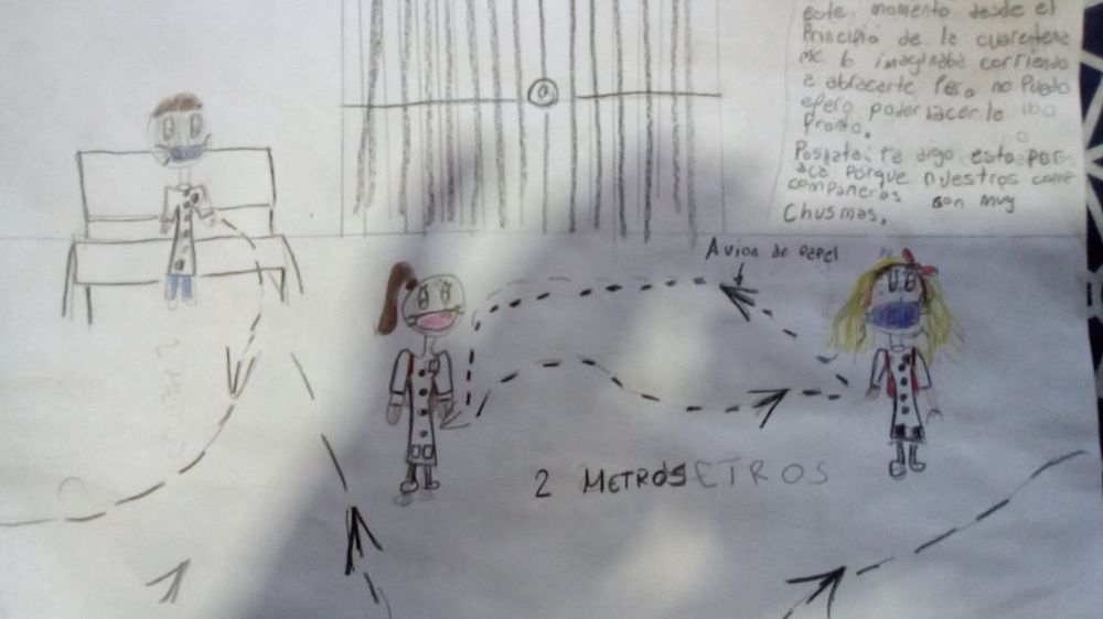 En pandemia, los niños y niñas expresaban con claridad a través de sus dibujos y relatos cuánto extrañaban la escuela como espacio de encuentro, de juego compartido y de vínculo con otros.