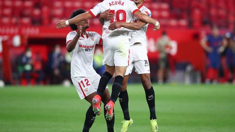 Marcos Acuña convirtió el único gol del partido.