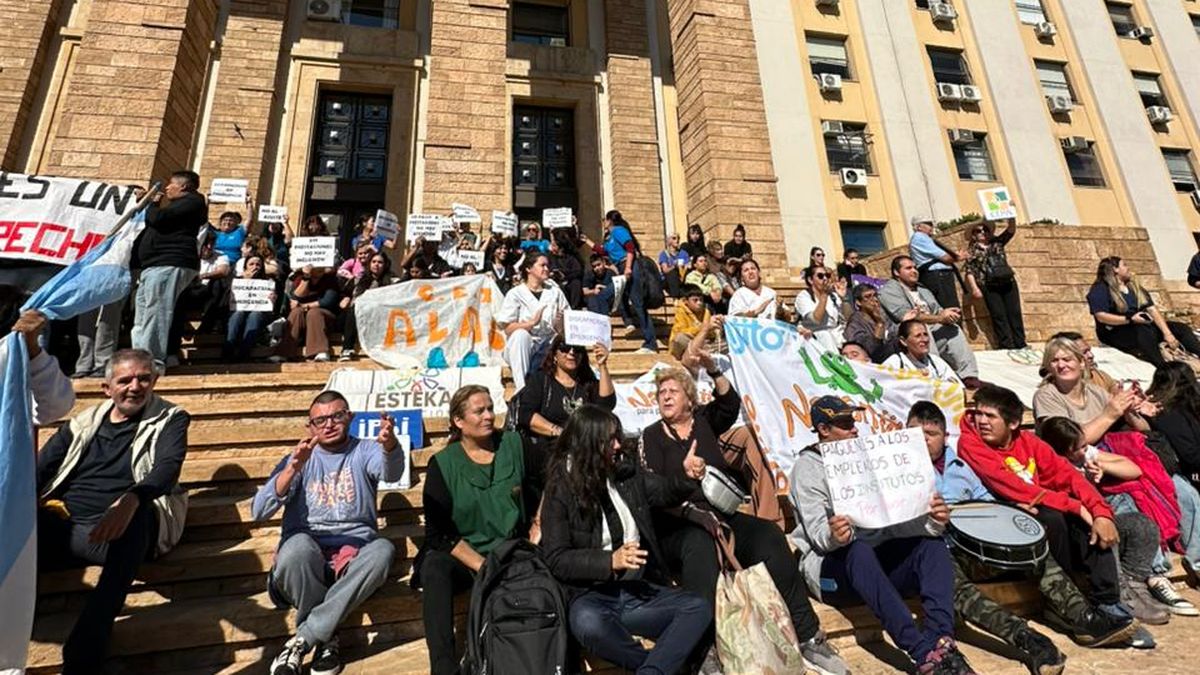 Discapacidad, en pie de lucha: paro por pagos atrasados y rechazo al nuevo proyecto de ley