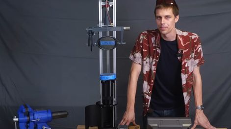 El youtuber Brian Haidet creó una cámara especial para grabar un rayo láser&nbsp;