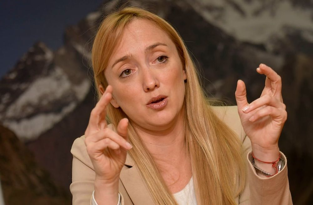 Anabel Fernández Sagasti, senadora nacional por Mendoza. Foto Orlando Pelichotti / Los Andes