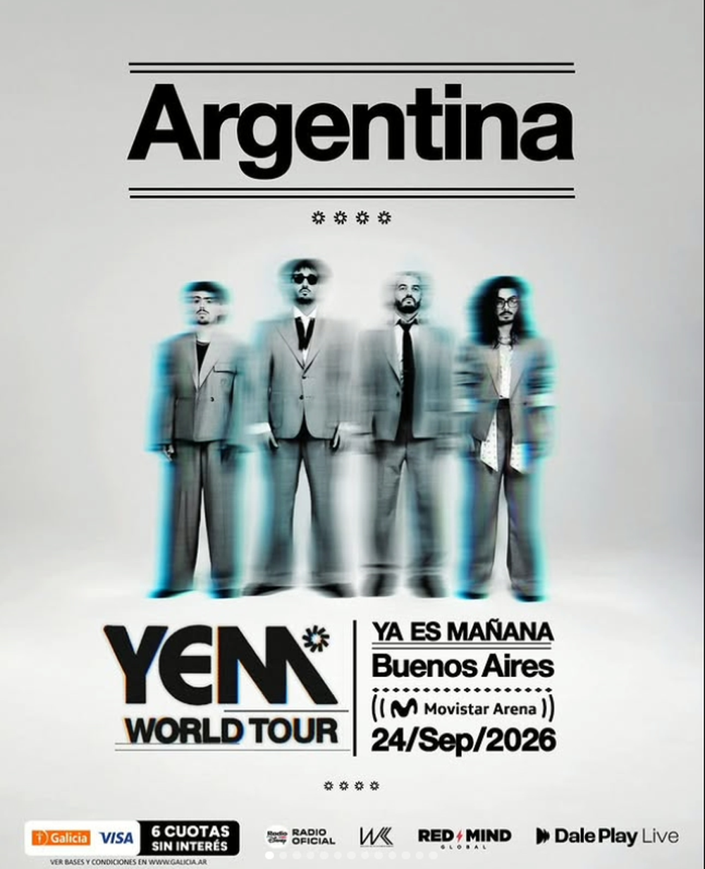 Morat se presentará en Buenos Aires en septiembre.