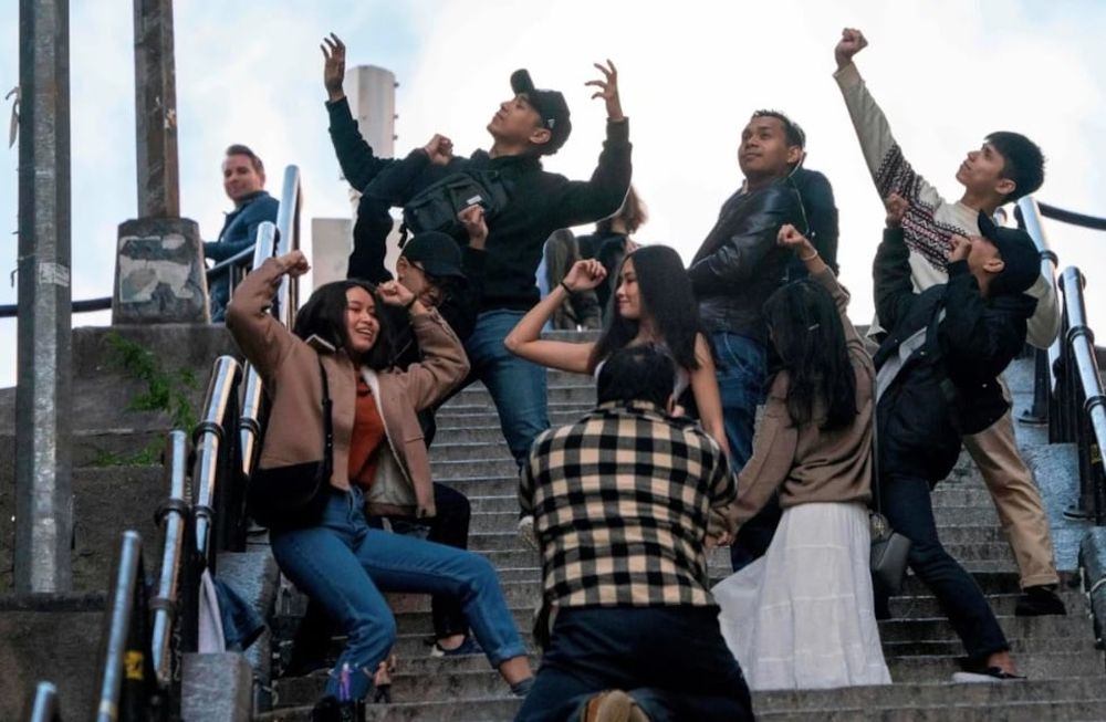 Fotogalería: las escaleras del Bronx donde bailó el Guasón, un imán turístico