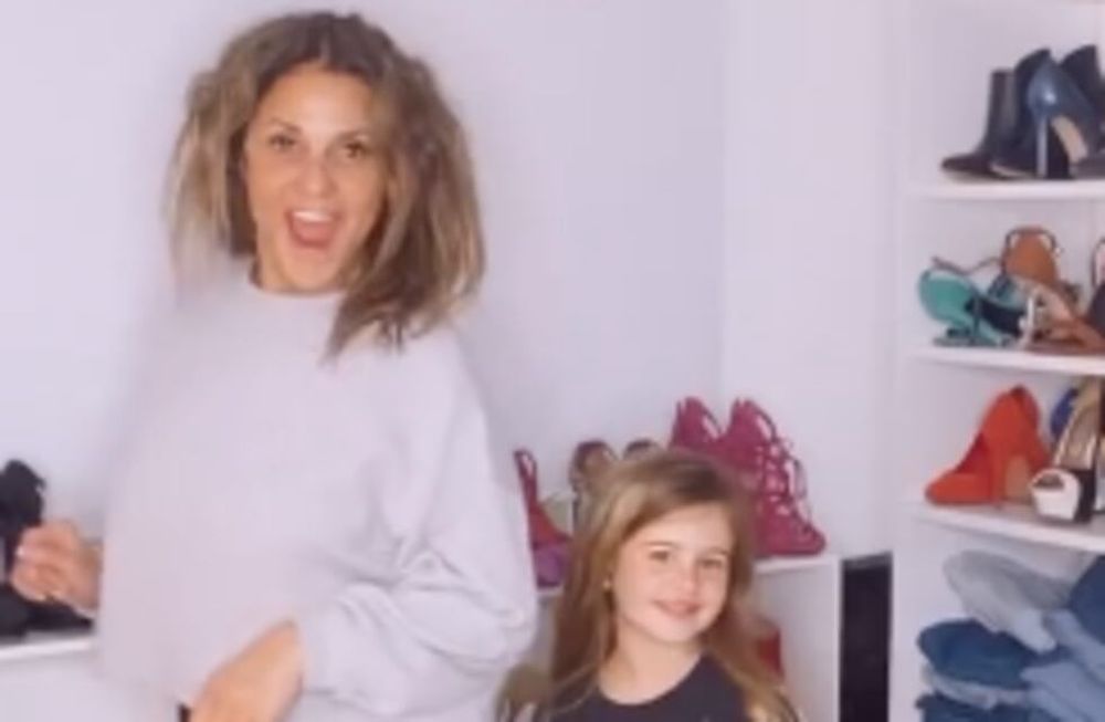 Alejandra Callejón  y su hija, Giovanna.