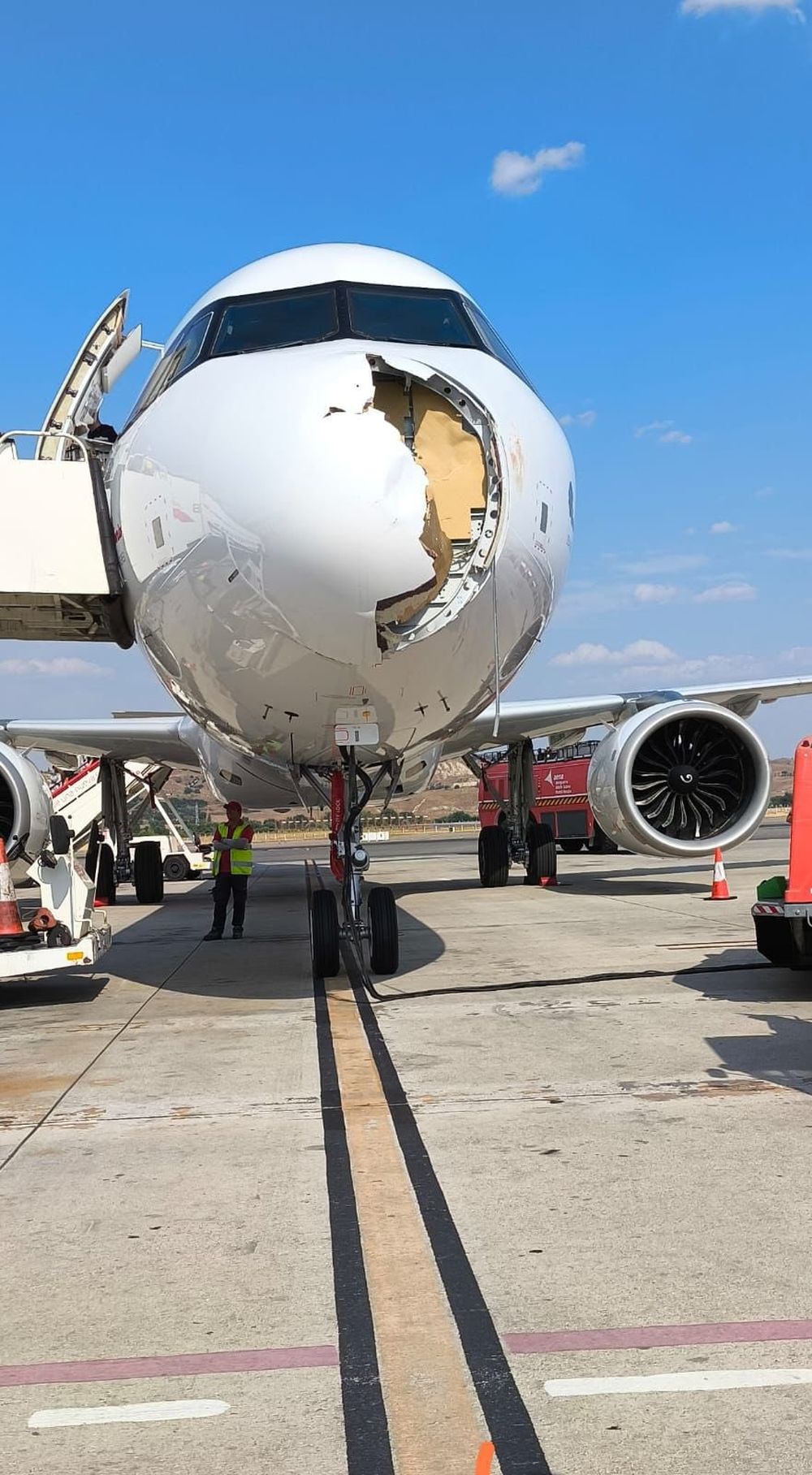 El avión tuvo que regresar al aeropuerto de Barajas.&nbsp;