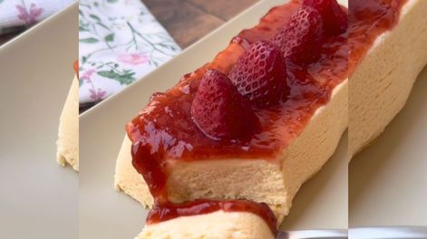 Cómo hacer un delicioso cheesecake casero de frutillas y en menos de 5 minutos