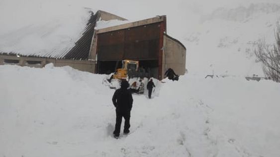 Impresionante rescate en Horcones por la nieve