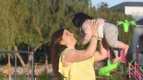 Los Andes | Mariana repite que la sensación de andar por la vida sintiéndose plena la tenía bien merecida tras años de lucha. | Foto: José Gutiérrez / Los Andes