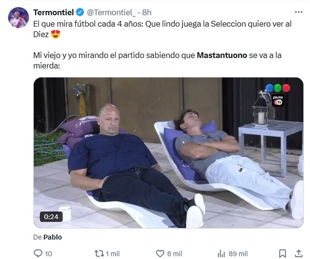 Los memes por la victoria de Argentina ante Chile