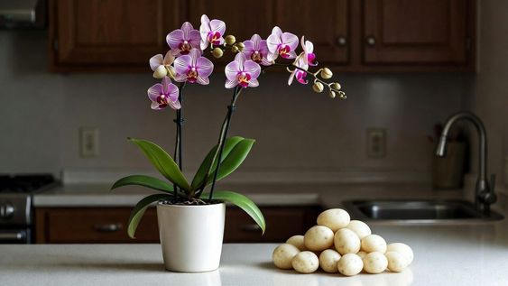Si te sobran papas en la cocina y querés revivir tus orqídeas, tenés que probar este truco.