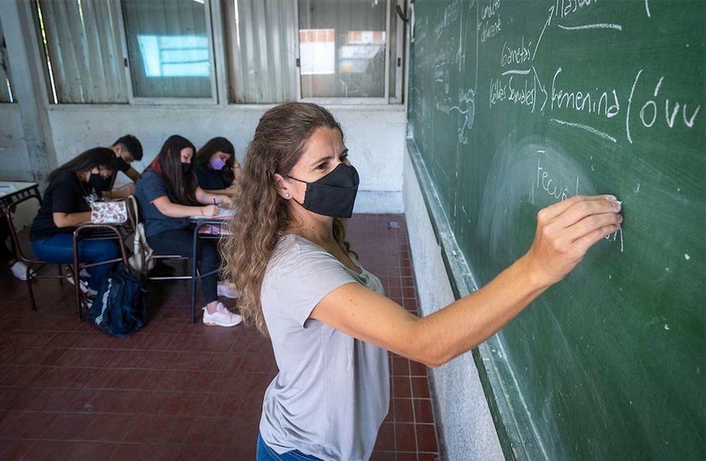 Alumnos de segundo año del secundario y de cuarto grado del nivel primario participaron del primer Relevamiento Provincial de Aprendizajes (RPA).  Foto: Ignacio Blanco / Los Andes