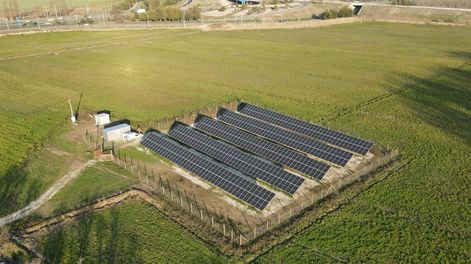 Los Andes | En los últimos años, el sector agroindustrial ha incrementado la demanda de paneles solares para la generación de energía. - Gentileza