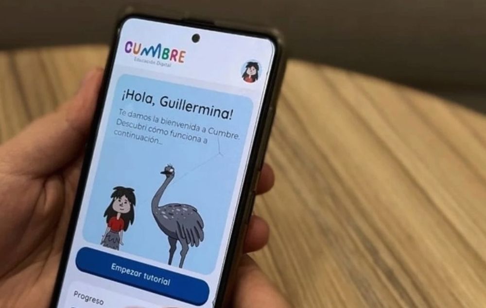 Cumbre, la plataforma digital para el aprendizaje de inglés, incorporada a fines de marzo en las escuelas de Mendoza, ya llegó a más de 5.000 alumnos. Foto: Gobierno de Mendoza