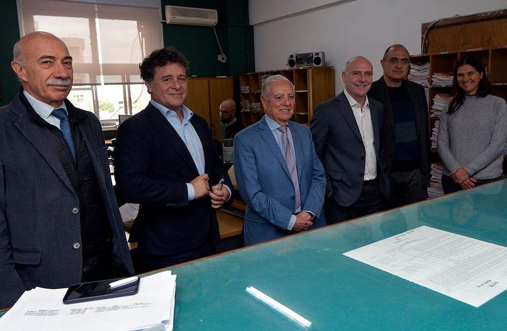 Seis de los siete jueces de Suprema Corte de Justicia de Mendoza: Jos&eacute; Valerio, Omar Palermo, Julio G&oacute;mez, Dalmiro Garay, Mario Adaro y Mar&iacute;a Teresa Day