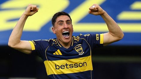 El jugador Miguel Merentiel de Boca júniors